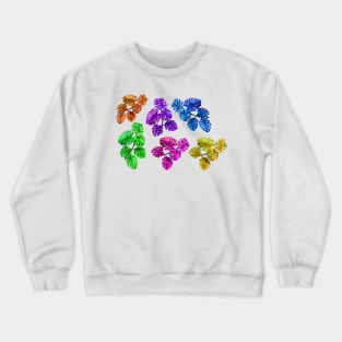 Colourful philodendron Crewneck Sweatshirt